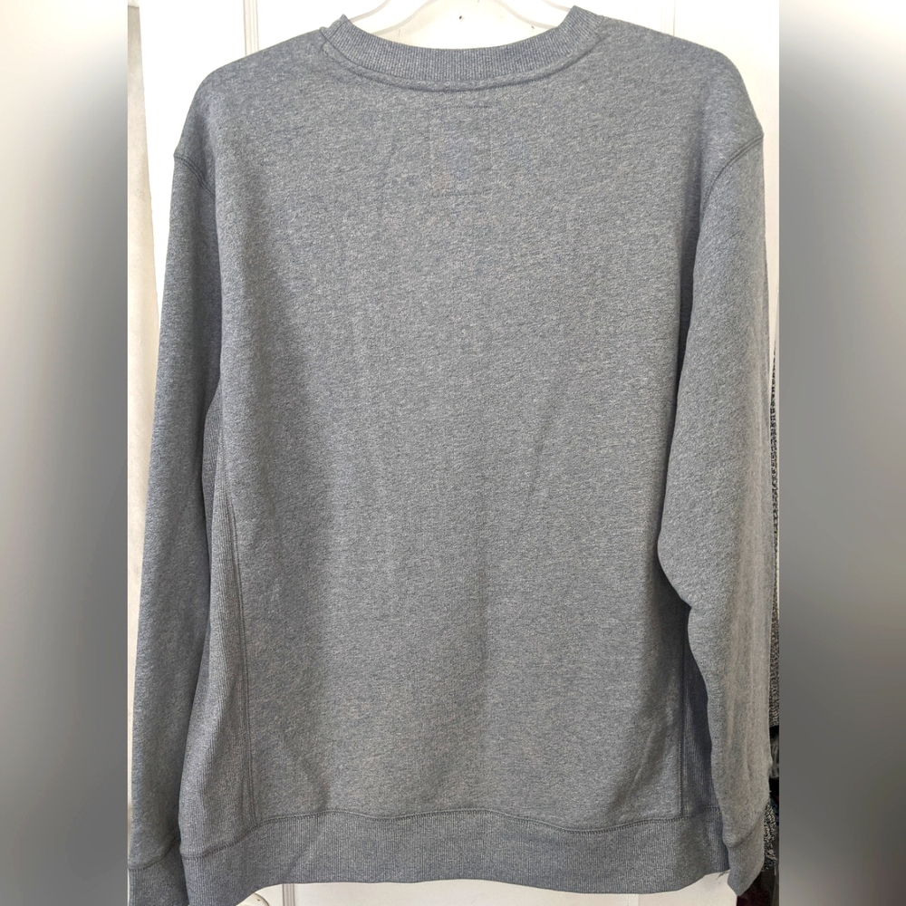 New Era Men's Gray Crewneck Cotton Blend Sweatshirt Size 2XL - Picture 3 of 11